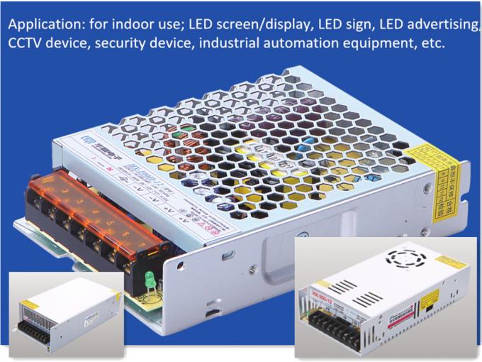 Alüminyum Muhafaza LED Işık Güç Kaynağı 199 * 110 * 50mm 250W 12V DC LED Sürücü 2